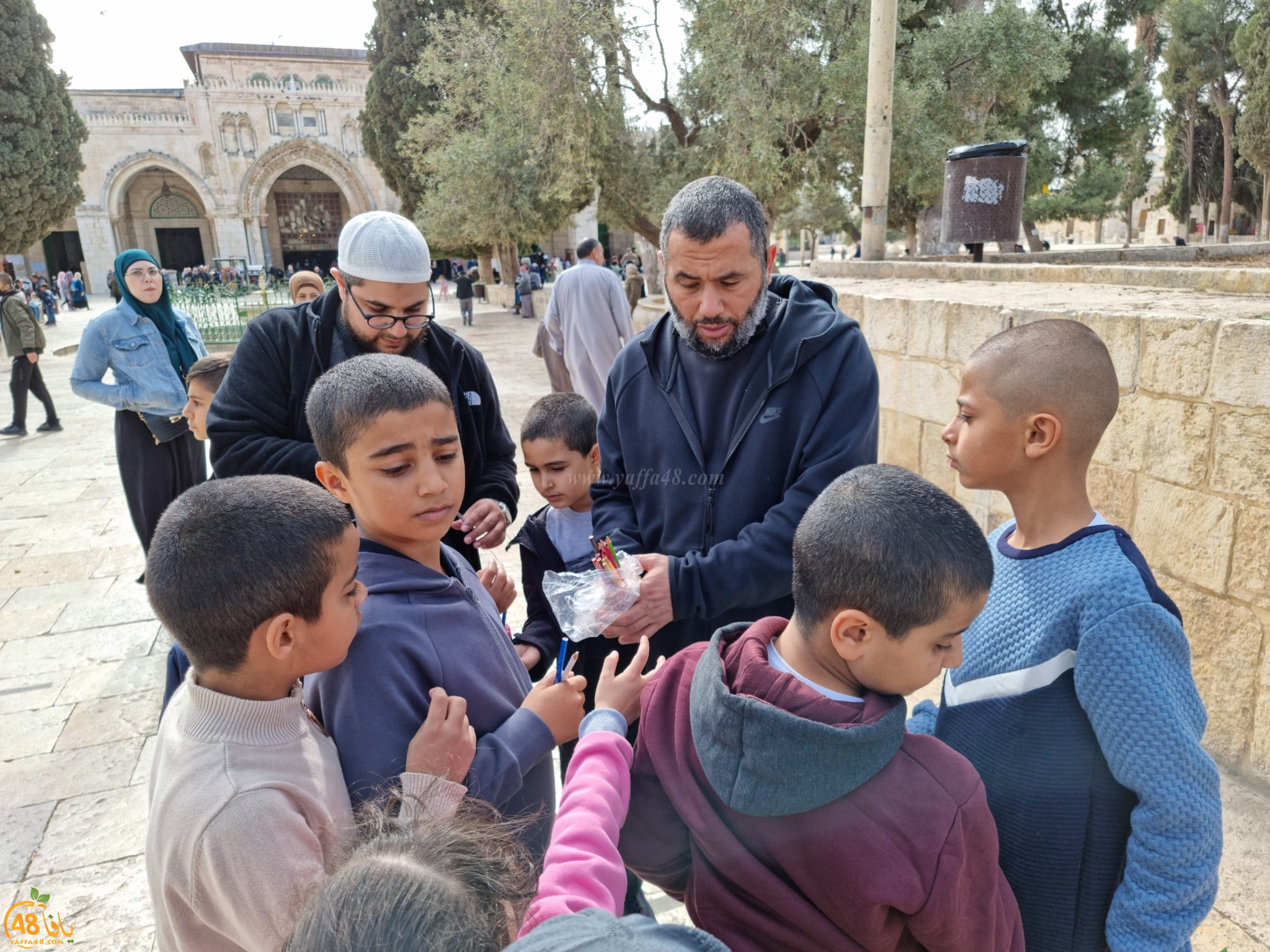 يافا: مركز محمد أبو نجم لتحفيظ القرآن الكريم يُنظم رحلة لطلابه إلى الأقصى